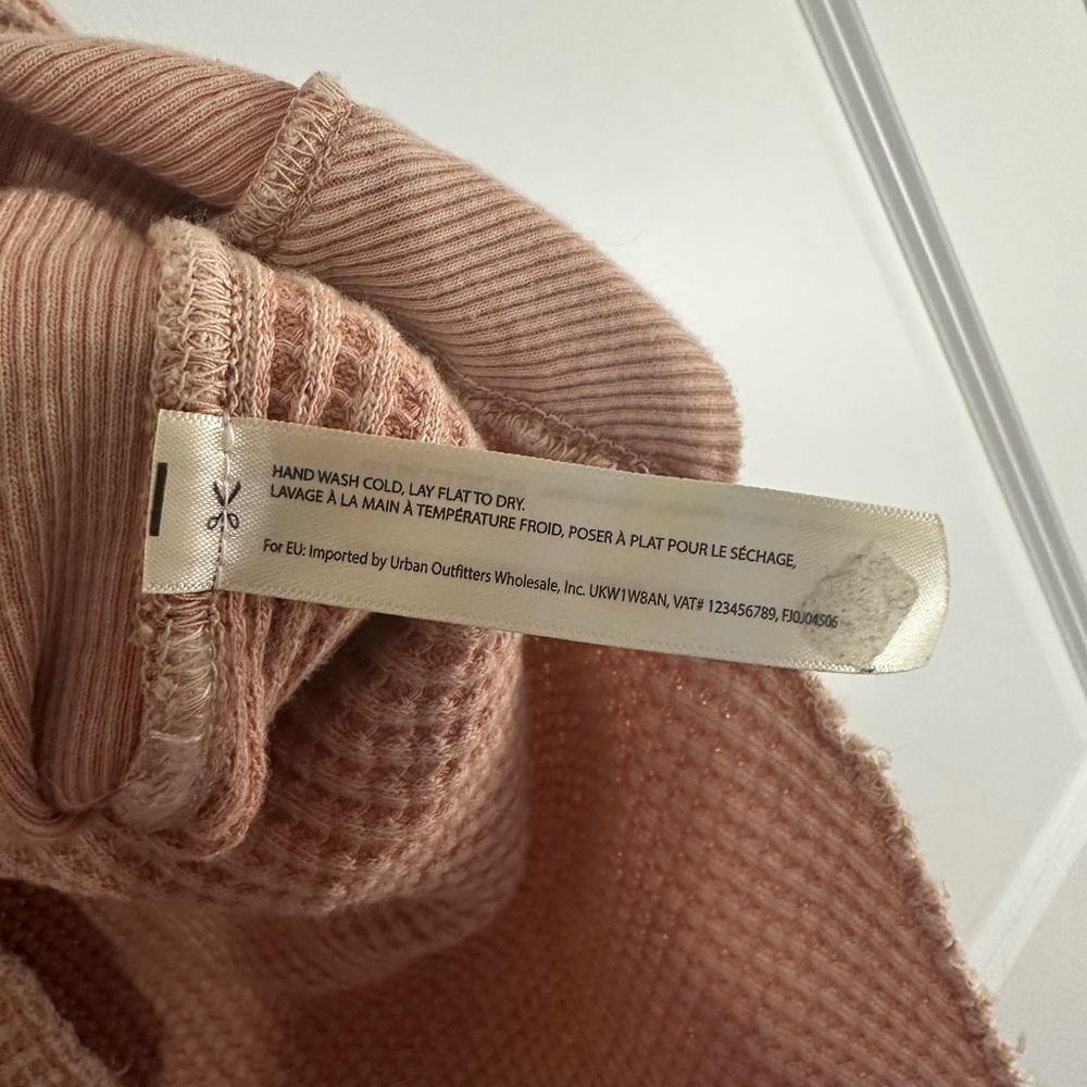 Free People One Scout button up waffle knit shirt - Picture 5 of 5